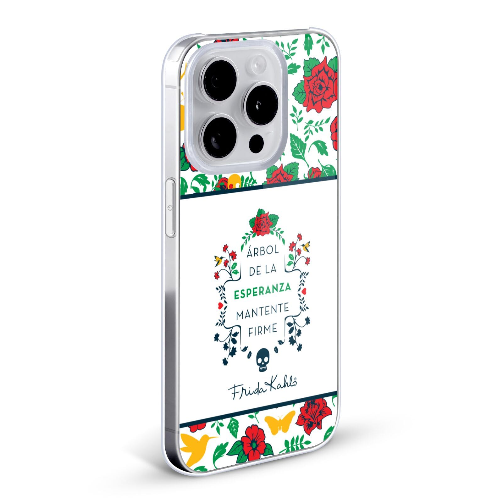 Officially Licensed Frida Kahlo Hard Case for iPhone 13 Mini - Artistic Typography Design, Durable Protection | Perfect Gift for Art Lovers & Frida Kahlo Fans