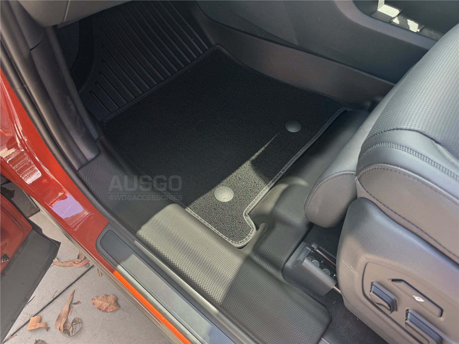Premium Double Layer All-Weather Car Floor Mats for Hyundai Santa Fe 7 Seater (2024+) - Waterproof & Durable Protection for SUV Interior - Perfect for Road Trips, Family Vacations & Daily Commuting