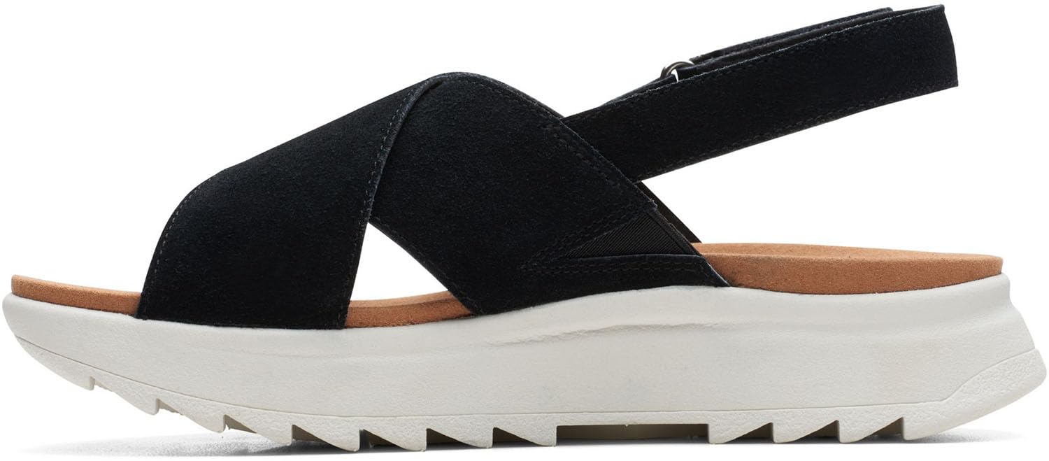 Clarks Women's Dash Lite Wish Shoes - Lightweight Comfortable Walking Sneakers for Casual Wear & Everyday Use