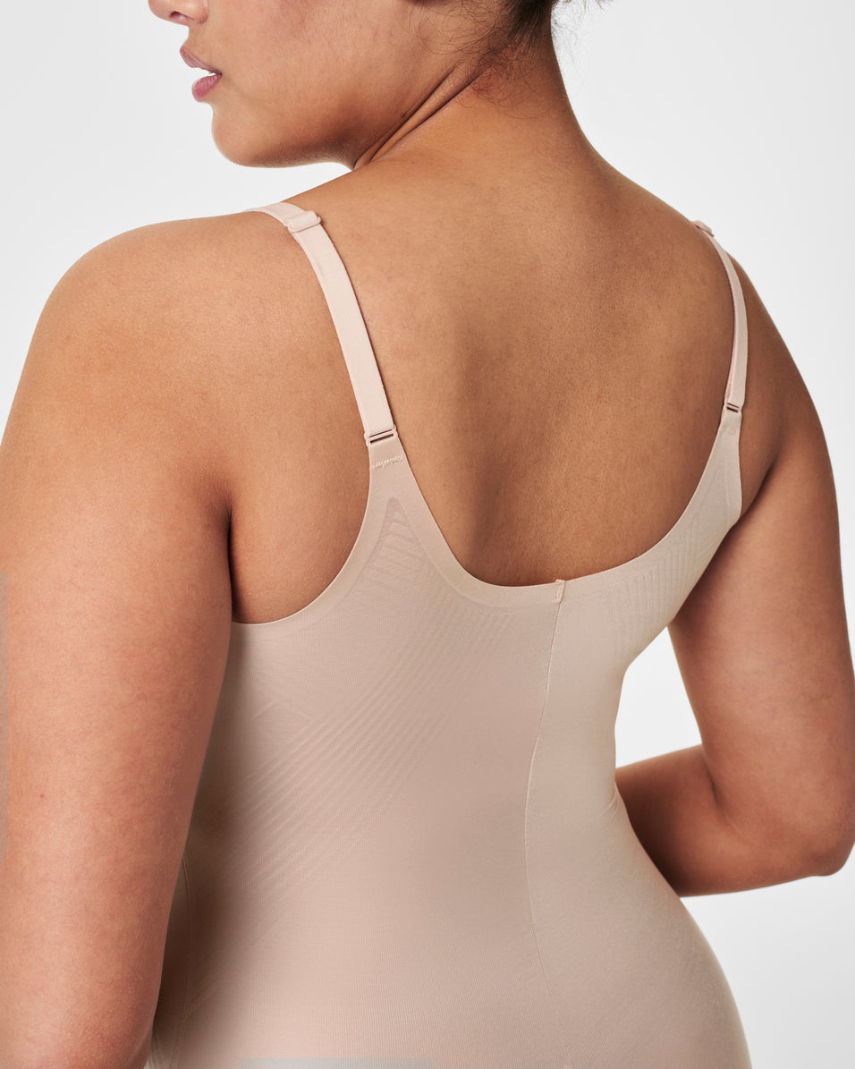 SPANX Shapewear Invisible Mid Thigh Bodysuit for Women - Seamless Slimming Shapewear for Everyday Wear & Special Occasions