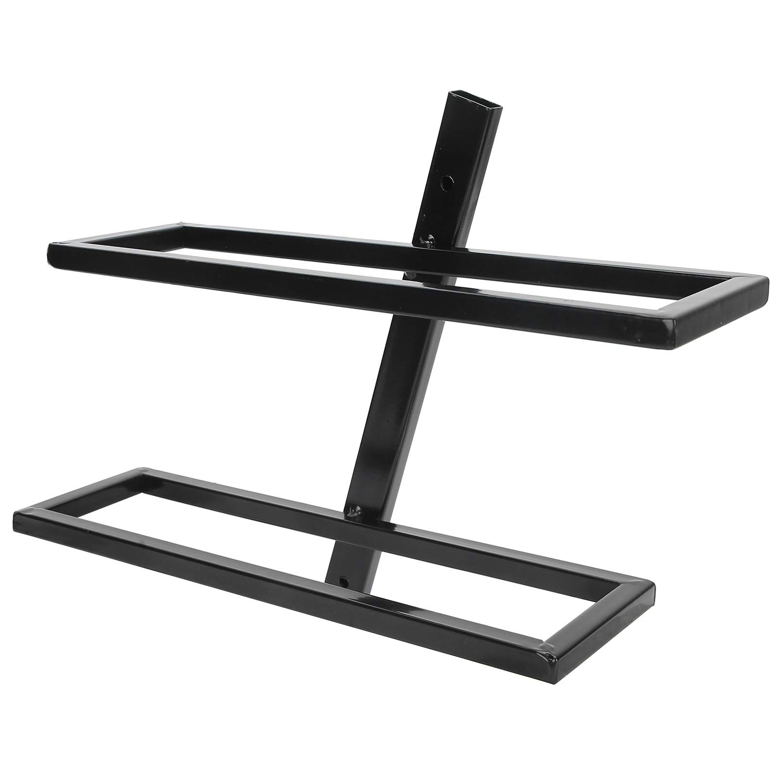 Wall Mounted Wine Rack for 2 Bottles - Black Inclined Wine Shelf for Kitchen & Dining Room - Space Saving Wine Bottle Storage Organizer - Perfect for Small Spaces, Apartments and Home Bars