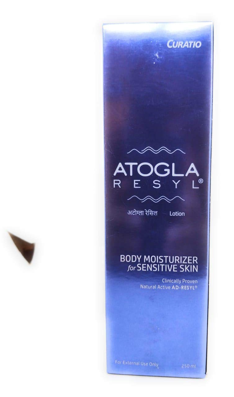 CURATIO Atogla Resyl 250ml Hydrating Body Moisturizer Gel for Dry Skin - Deep Moisture & Nourishment for Daily Skincare Routine