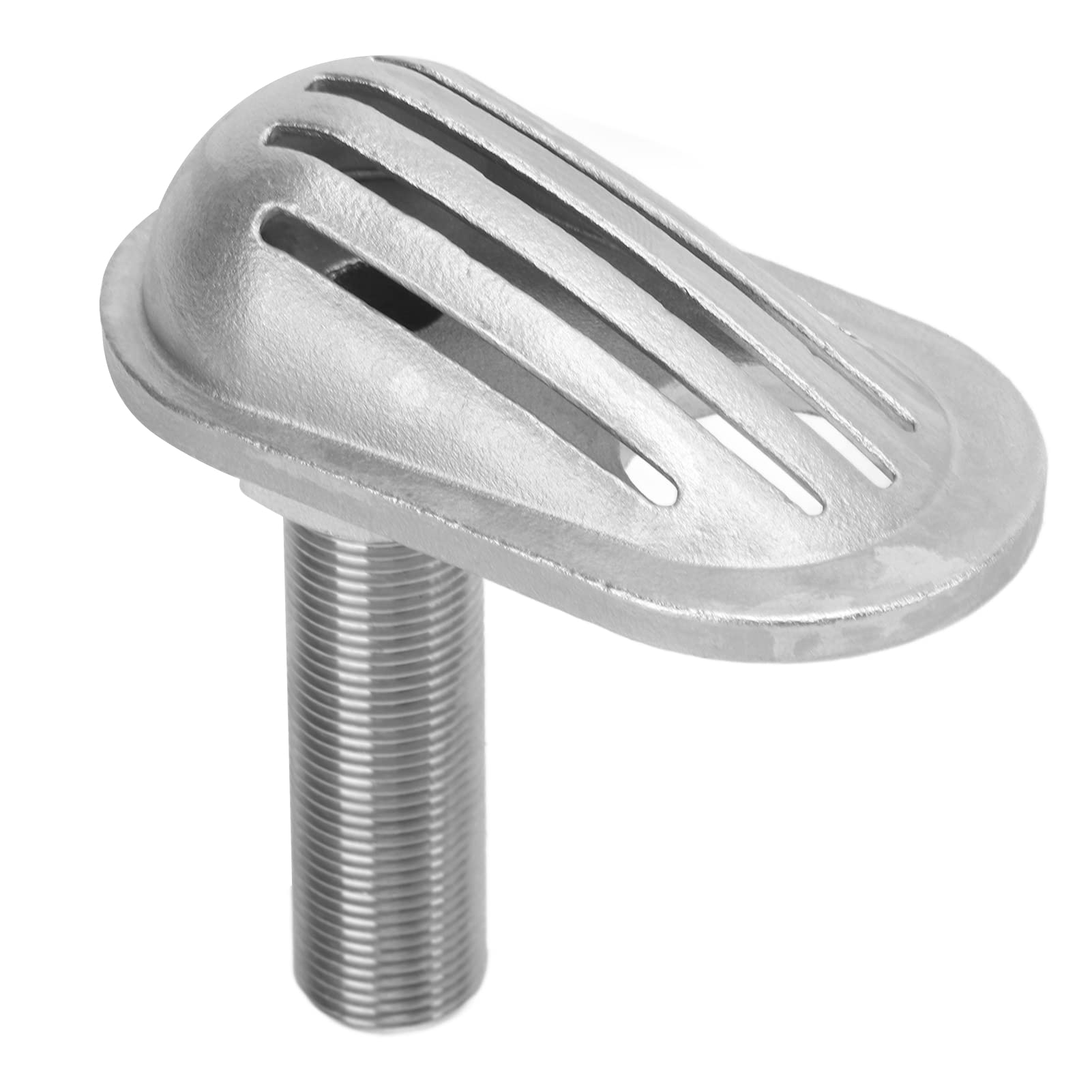 Marine Boat Intake Strainer 3/8 Inch Marine Grade 316 Stainless Steel Thru-Hull Water Pickup Filter Scoop for Boats, Yachts, Kayaks - Perfect for Saltwater Fishing, Sailing, and Marine Engine Cooling Systems