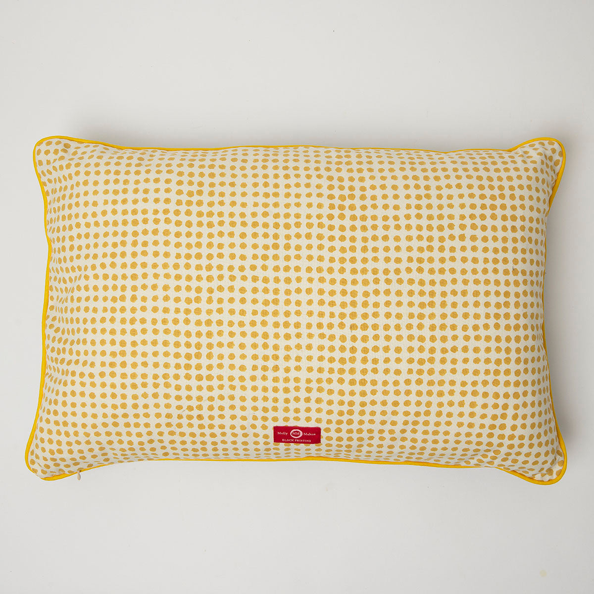 Forest Blue Seed Mustard Piped Cushion - Soft and Stylish Home Decor for Living Room, Bedroom, or Sofa