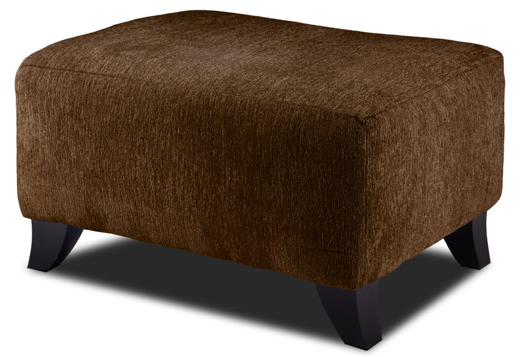 Alyssa Ottoman Stool with Storage - Latte Brown Upholstered Bench for Living Room, Bedroom & Entryway - Perfect for Extra Seating & Home Decor