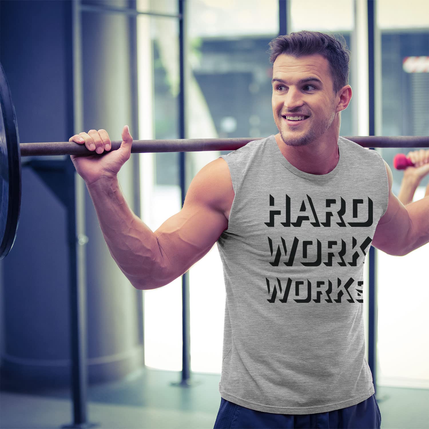 Funny Gym Muscle Tank Tops for Men - Sleeveless Graphic Workout Shirts for Weight Lifting & Bodybuilding | Perfect for Gym, Fitness Training & Casual Wear