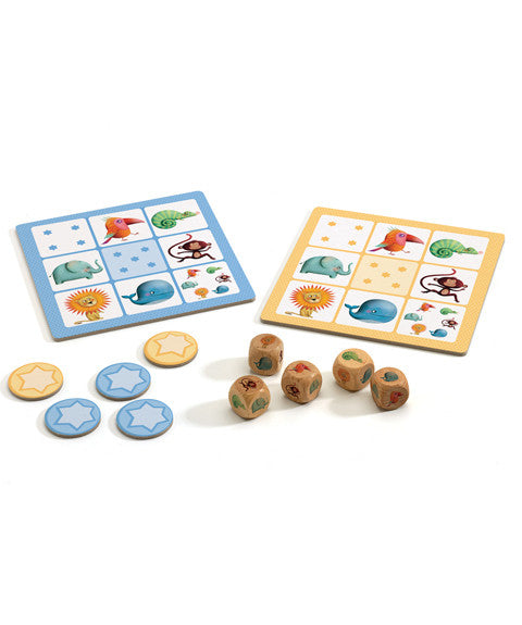 Yams Dice Game by Djeco - Fun Family Board Game for Kids & Adults - Perfect for Parties, Travel & Game Nights