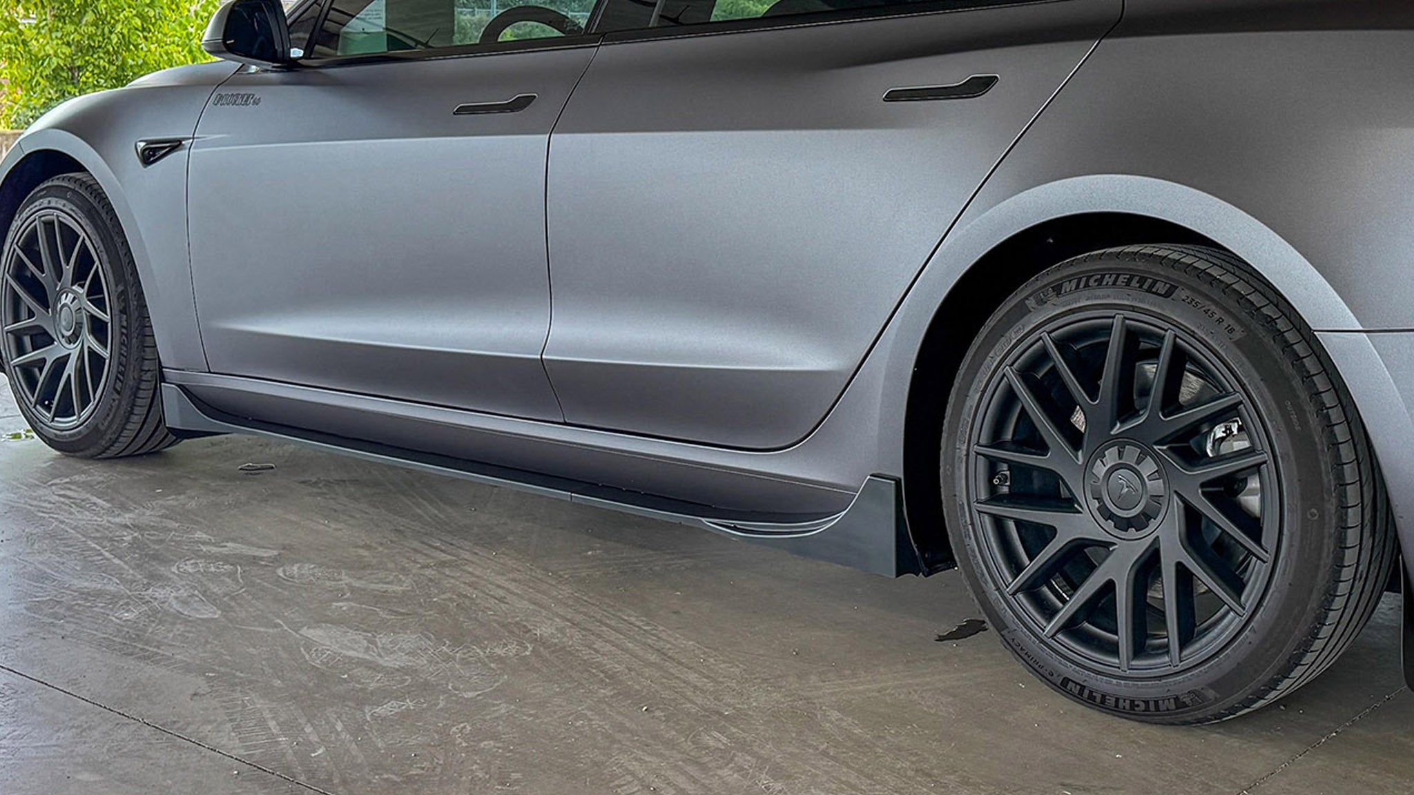 2017-2024 Tesla Model 3 Side Skirts - ABS Plastic Car Body Kit for Enhanced Aerodynamics & Sporty Style | Perfect for Street Racing & Car Shows