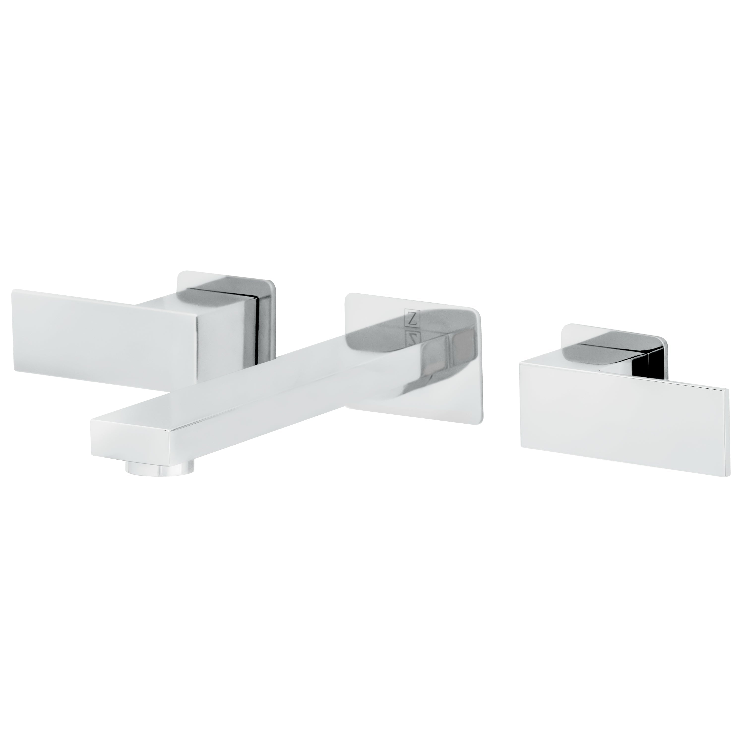 ZLINE Bliss Wall Mount Bathroom Faucet - Chrome Finish (BLS BFW CH) | Modern Waterfall Spout for Bathroom Sink & Vanity | Perfect for Home, Hotel & Spa Renovations