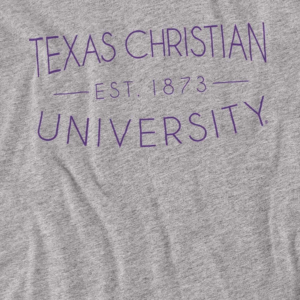 Texas Christian University Official Women's T-Shirt - Comfortable Cotton TCU Apparel for Game Day, Campus Wear & Fan Gear