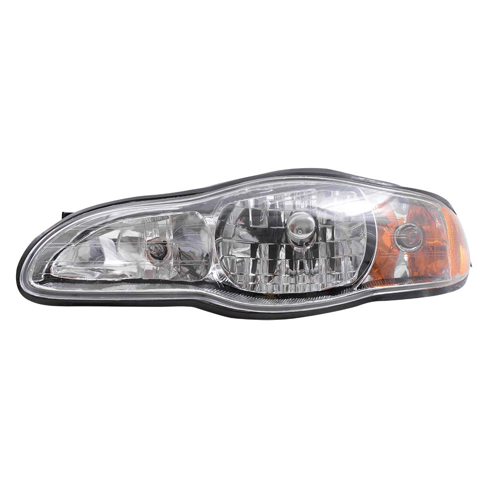 Brock Replacement Headlights Set - Driver & Passenger Side Compatible with 2000-2005 Chevrolet Monte Carlo (Part #10349960 & 10349959) - Perfect for Night Driving & Auto Restoration Projects