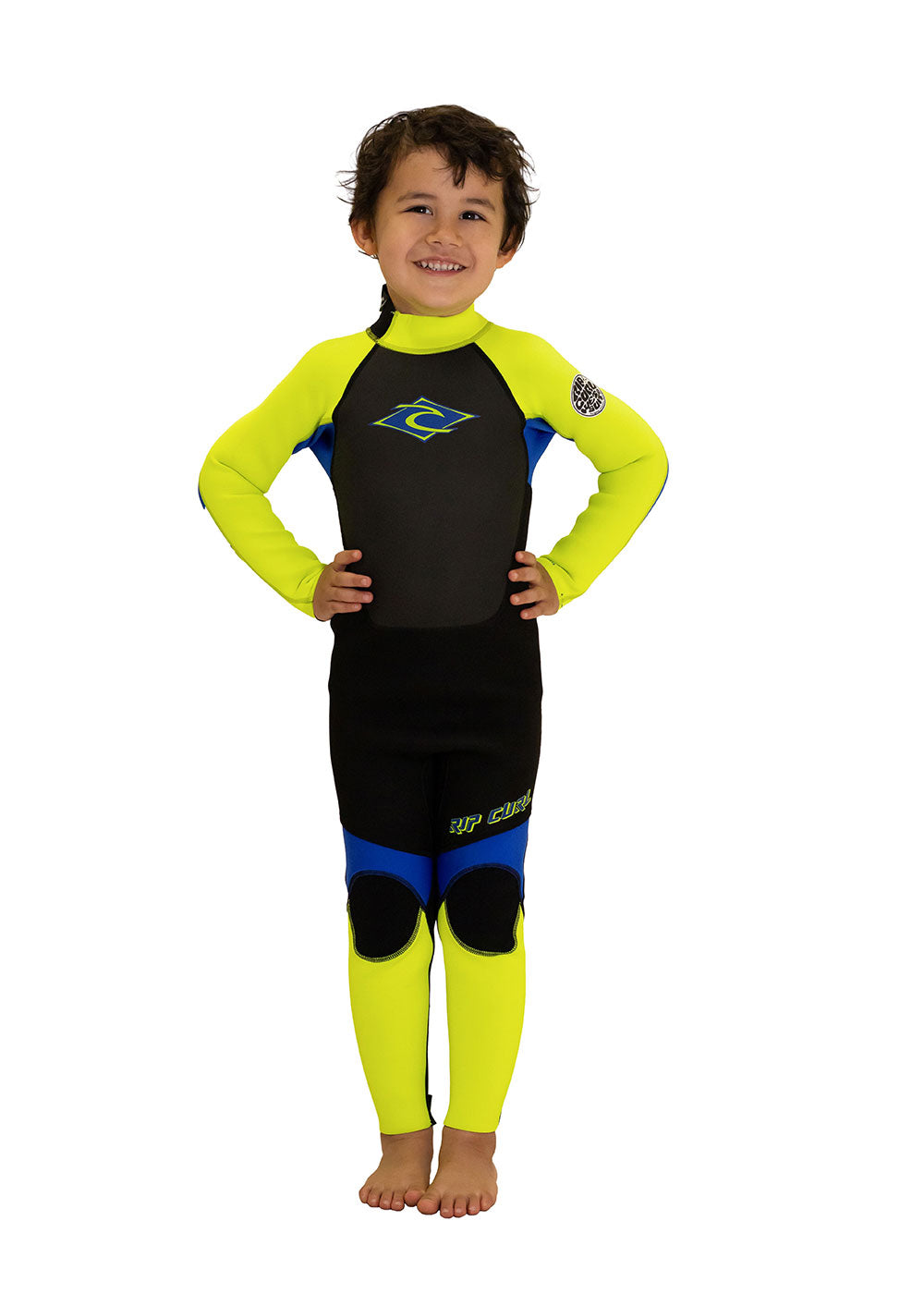 Rip Curl Boys Groms Omega 3/2mm Back Zip Steamer Wetsuit for Kids - Perfect for Surfing, Swimming & Water Sports