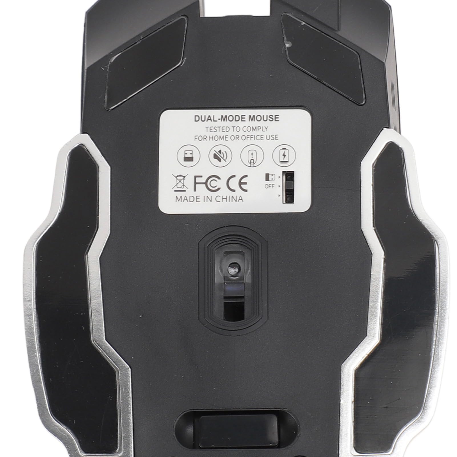 2.4GHz Wireless Gaming Mouse with Bluetooth, 4 Adjustable DPI Levels, Ergonomic Silent Design for PC & Laptop - Perfect for Gaming, Office Work, and Home Use
