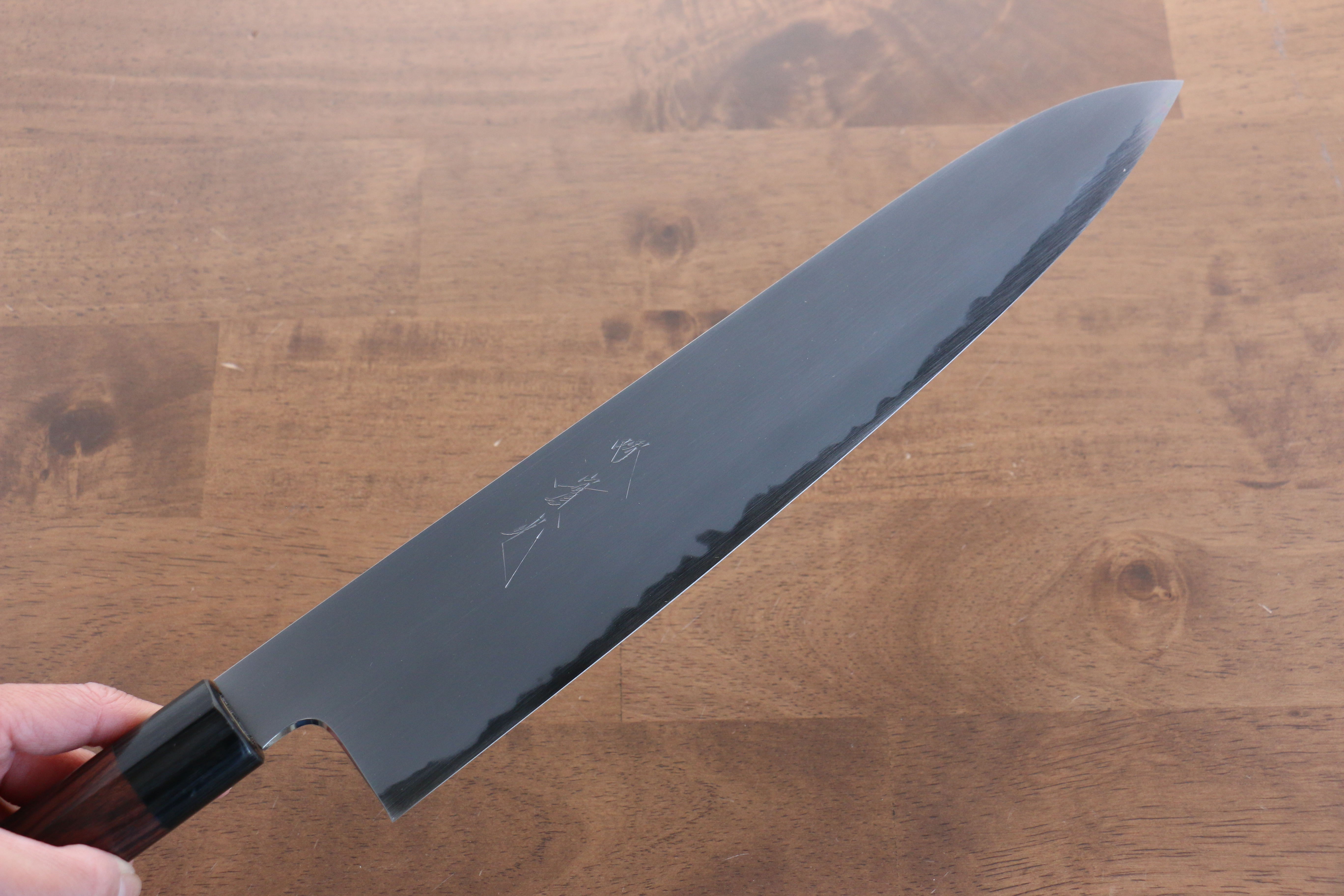 Premium Jikko White Steel No.2 Gyuto Japanese Chef Knife 300mm with Exquisite Shitan Handle - Perfect for Sushi, Meat Slicing & Professional Kitchen Use