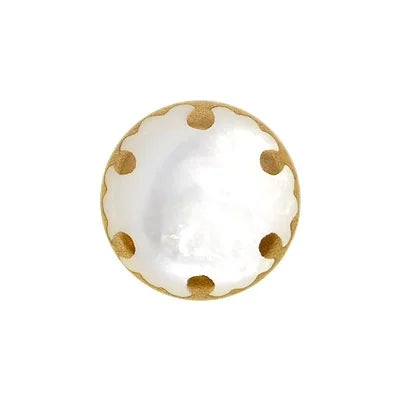 Handcrafted Japanese Maki-e Urushi Lacquer Pendant Necklace with White South Sea Pearl Shell & Snow Ring - Traditional Asian Jewelry for Women, Gift for Her, Wedding, Anniversary & Special Occasions