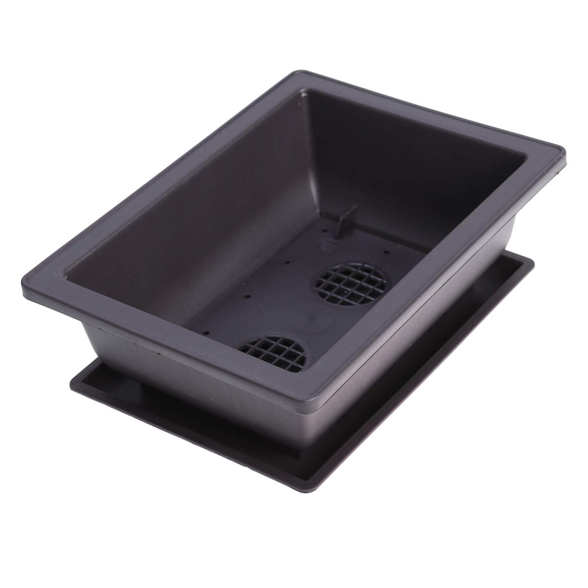 Hemoton 3-Pack Indoor Window Planter Box with Drainage Tray - Plastic Rectangular Plant Pots for Succulents, Herbs & Flowers - Perfect for Windowsill, Balcony & Home Garden Decor