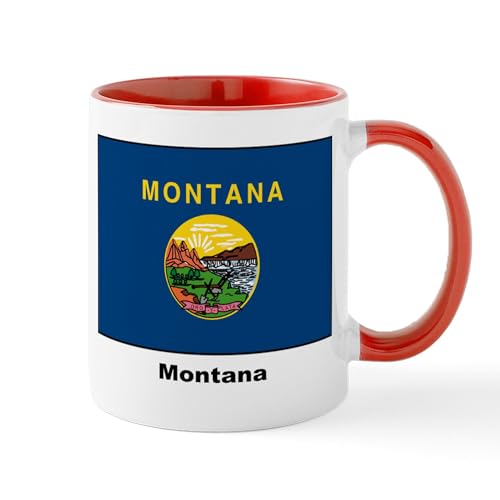 White/Red Inside - Montana State Flag Mug