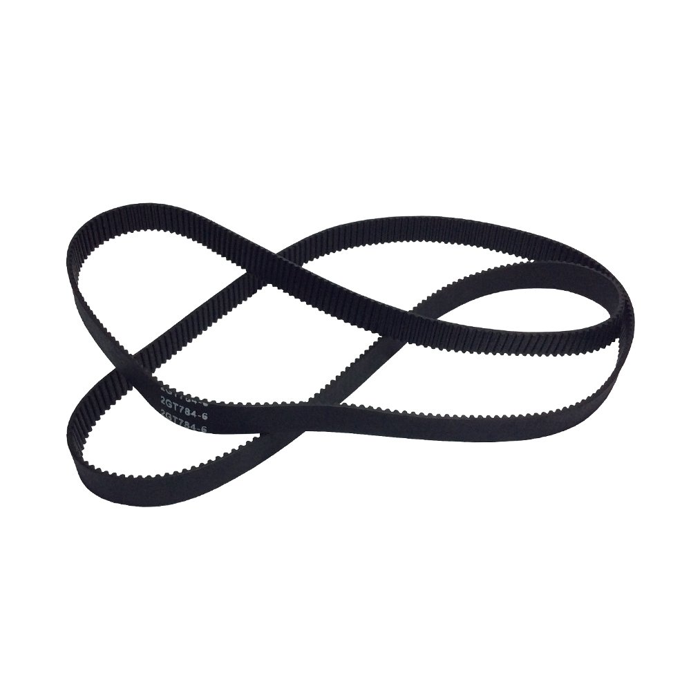 2GT Rubber Timing Belt 752-2GT-9 (752mm Length, 9mm Width, 376 Teeth) - Closed Loop for 3D Printers, CNC Machines, and Robotics - High Precision Power Transmission Belt - Pack of 2