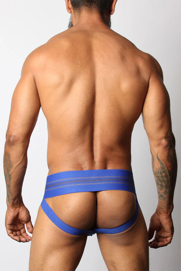 Cellblock 13 Tight End 3 Athletic Jockstrap - Blue - Comfortable Support for Football, Baseball, Hockey & Gym Workouts