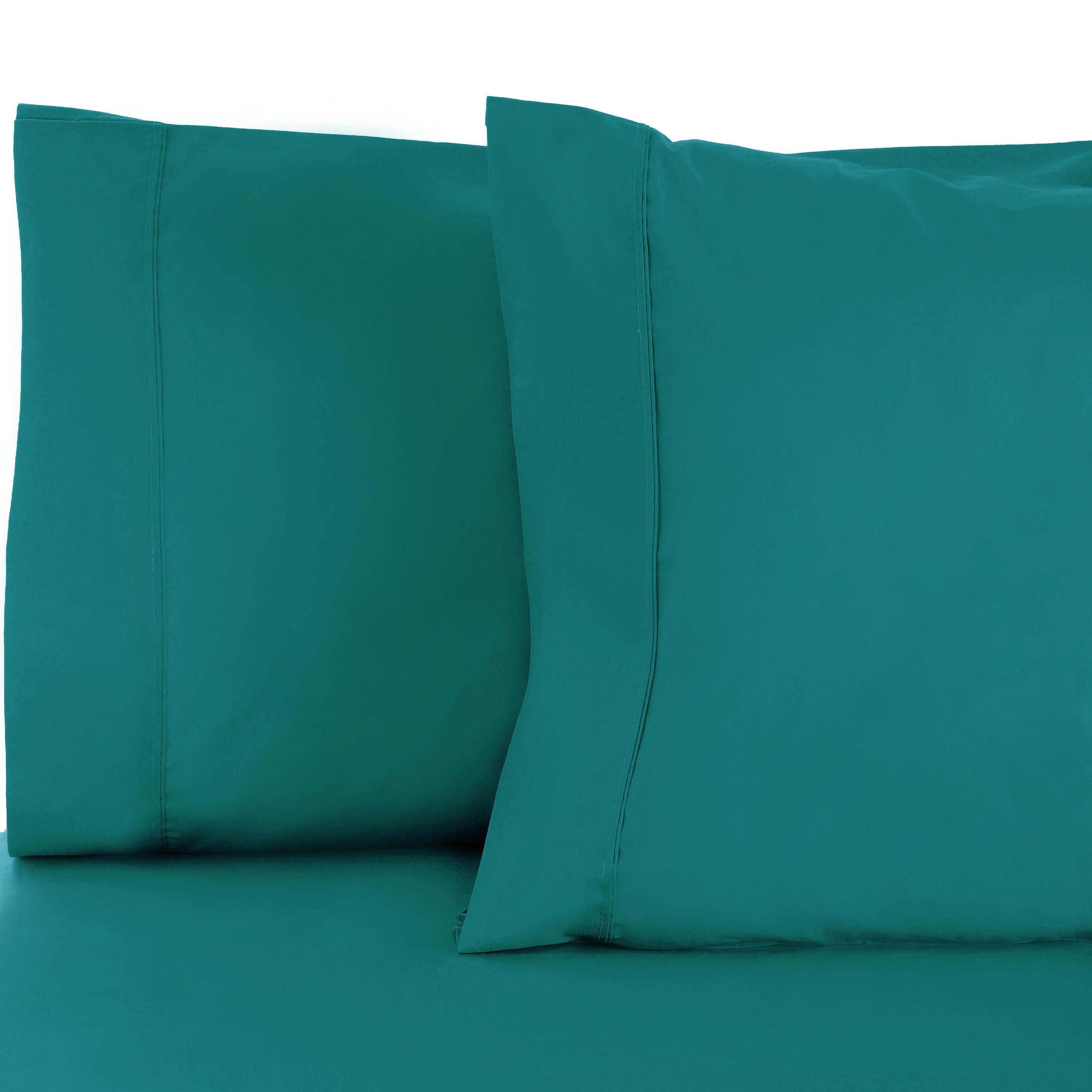 Premium 800 Thread Count Cotton Blend Pillowcases (Set of 2) - Ultra Soft & Breathable Bedding for Side Sleepers, Hotel Luxury Feel - Perfect for Master Bedroom, Guest Room & Travel Accessories