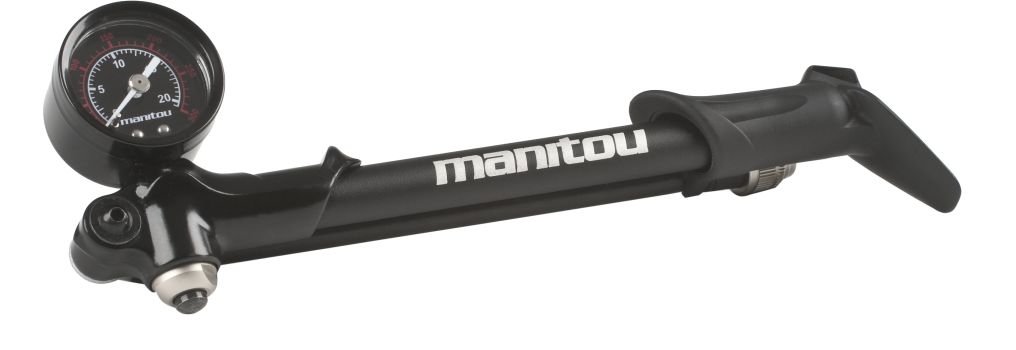 Manitou SPV Suspension Shock Pump - High Pressure MTB & Bicycle Air Fork Pump for Mountain Biking & Off-Road Cycling Adventures