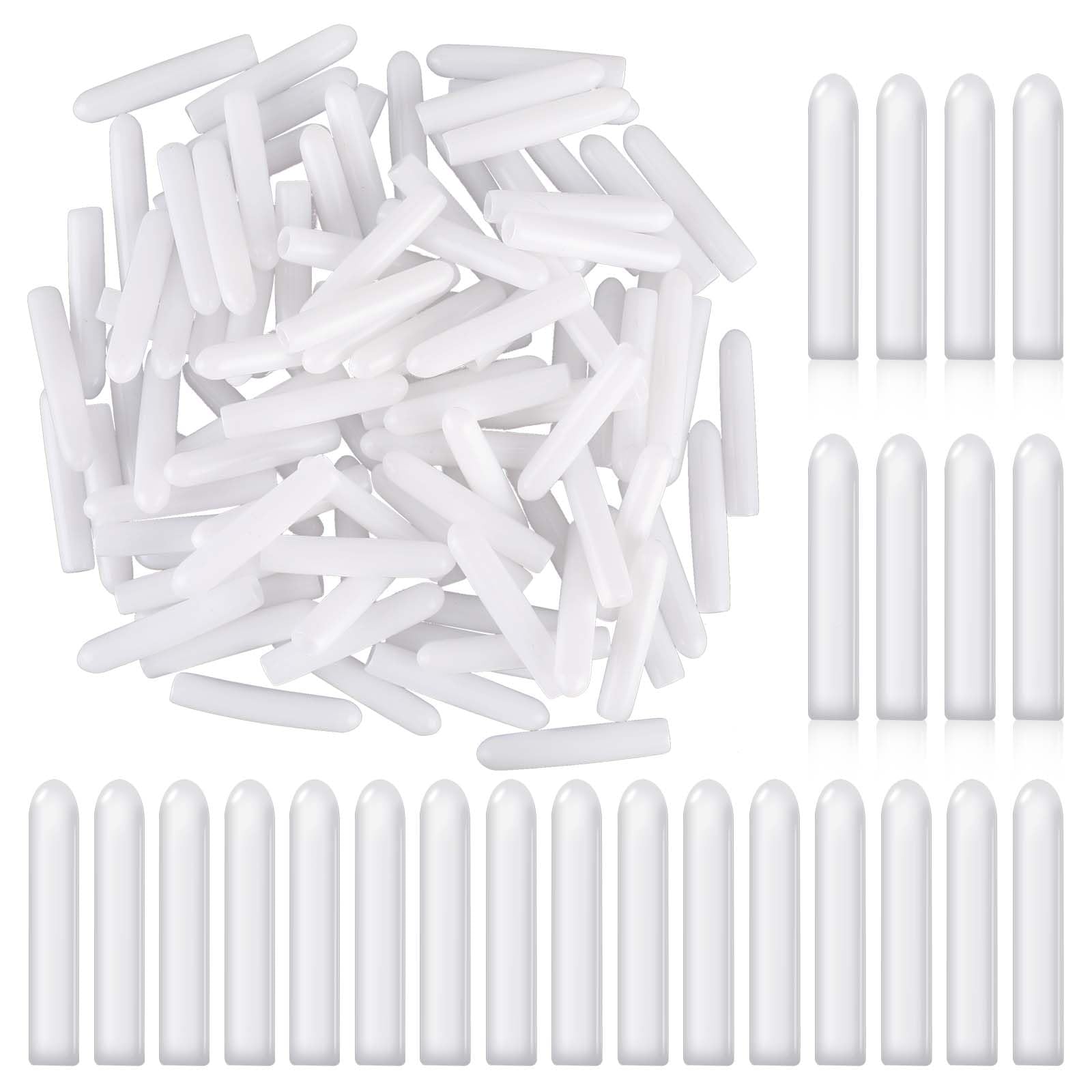 130PCS Universal Dishwasher Rack Repair Caps - Rust Proof End Cover Tips for Whirlpool, Maytag, Bosch & More - White Dishwasher Rack Protection Kit for Daily Use & Long-Term Maintenance