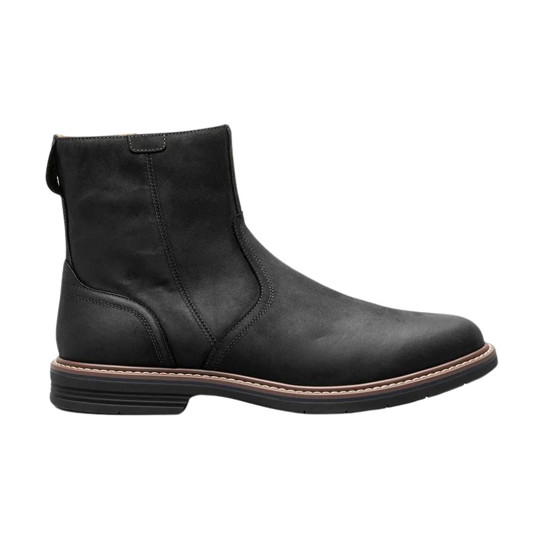 Florsheim Norwalk Plain Toe Side Zip Boot - Medium & Wide Widths - Stylish & Comfortable for Work, Casual & Outdoor Wear