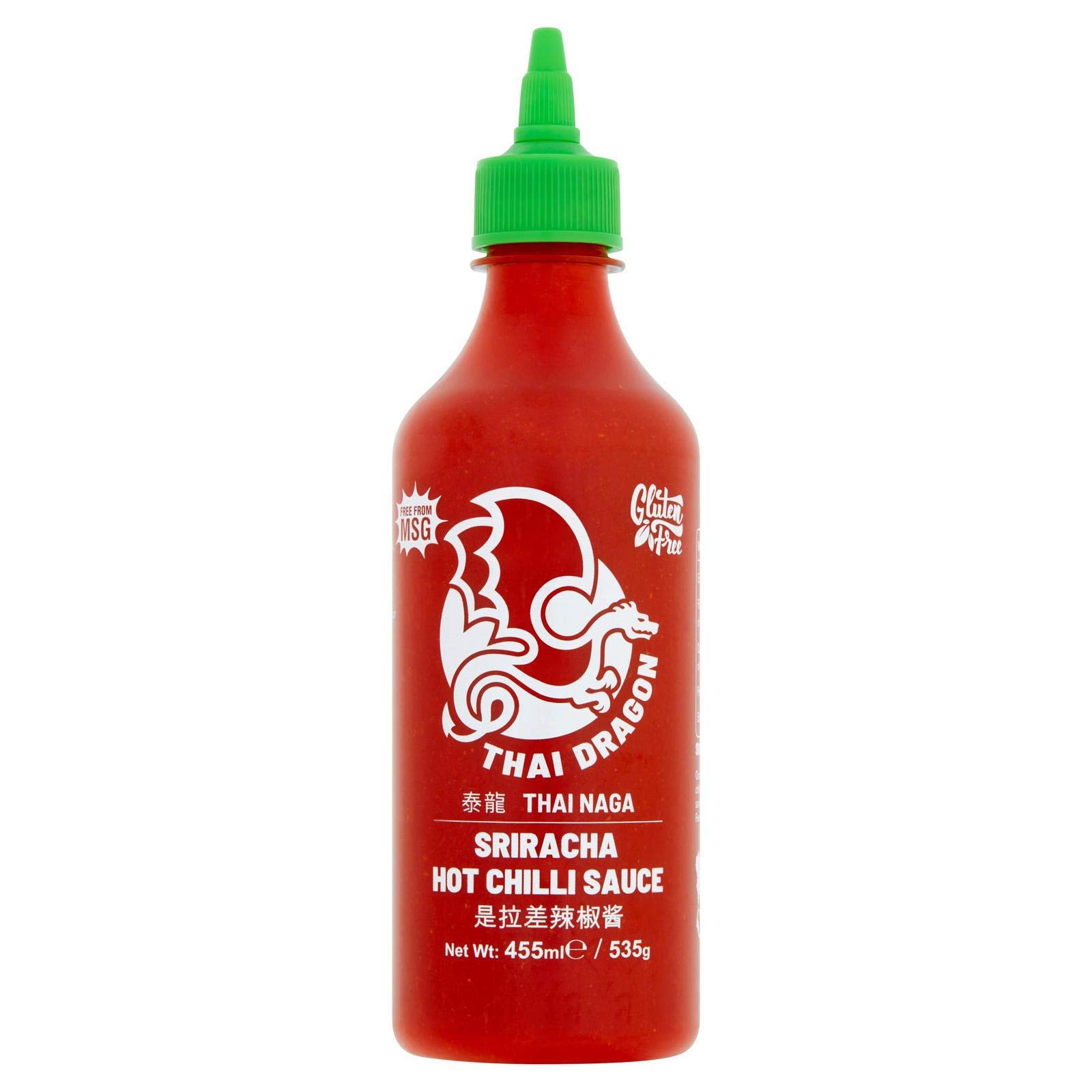 Flying Goose Sriracha Hot Chili Sauce 455ml (Pack of 6) | Spicy Thai Chili Garlic Sauce for Cooking, Dipping & Grilling – Perfect for Asian Dishes, Burgers & Wings