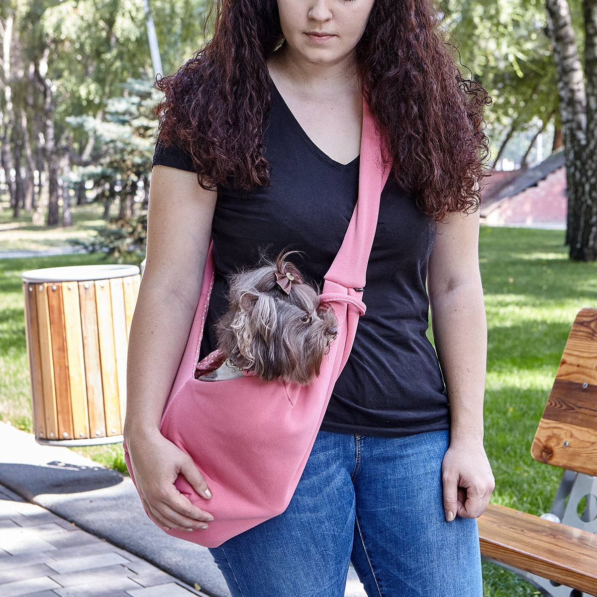 Best Pet Slings for Small Dogs & Cats - Comfortable & Hands-Free Carrier for Travel, Hiking & Daily Use