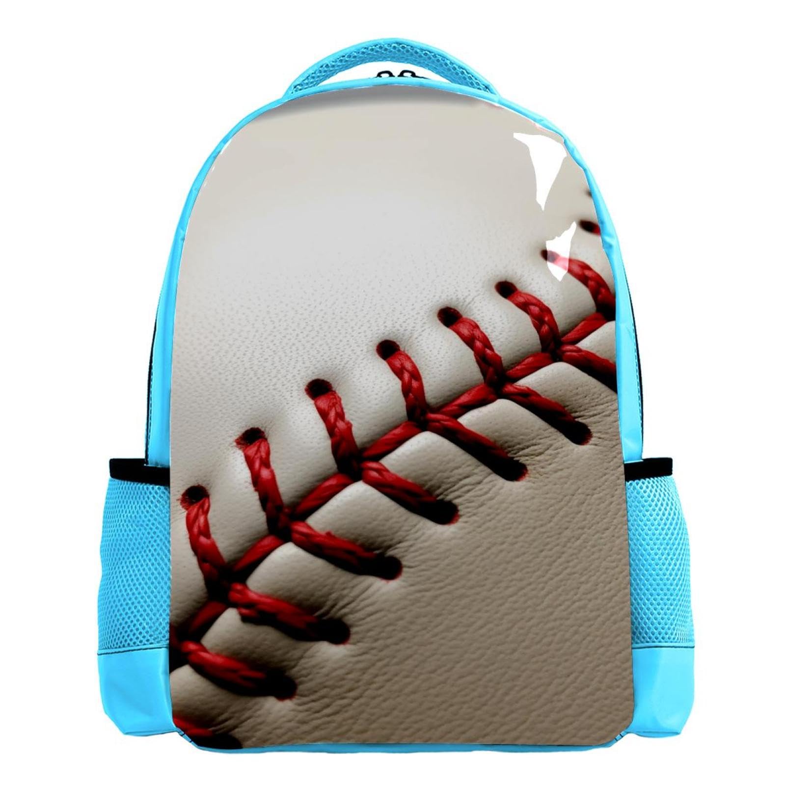 Best Travel & Work Backpack with Baseball Line Texture - Durable Laptop Backpack for Commuting, Business Trips & Outdoor Adventures