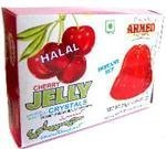 Halal Cherry Jelly Crystals 2.99oz - Instant Dessert for Parties