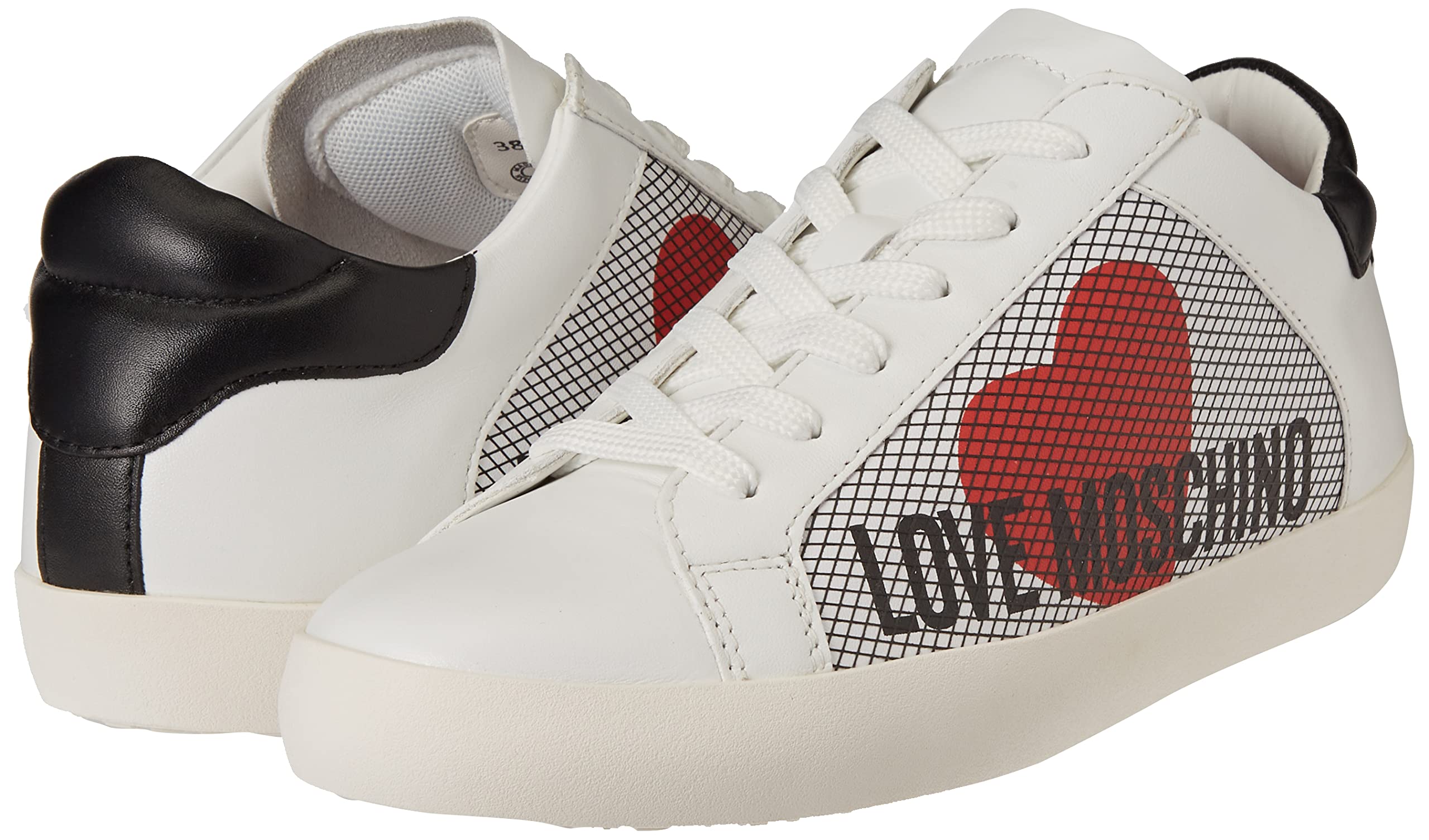 Love Moschino Women's Free Love Sneakers in White - Stylish Casual Shoes for Everyday Wear & Fashion Outfits