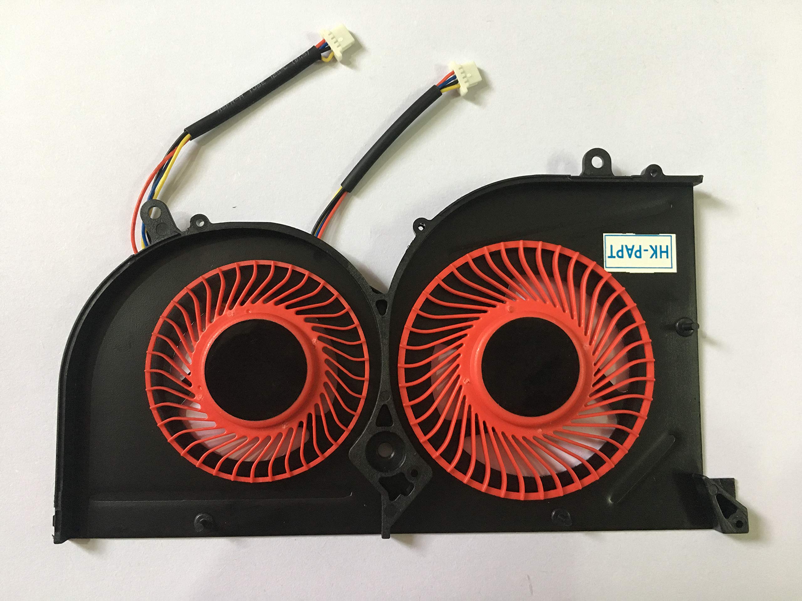 MSI GS63VR Laptop Cooling Fan Replacement for GS63VR 6RF/7RF/Stealth Pro - Compatible with MS-16K2, MS-17B1, BS5005HS-U2L1, BS5005HS-U2F1 Models - GPU & CPU Cooling Fan for Gaming & Performance Laptops