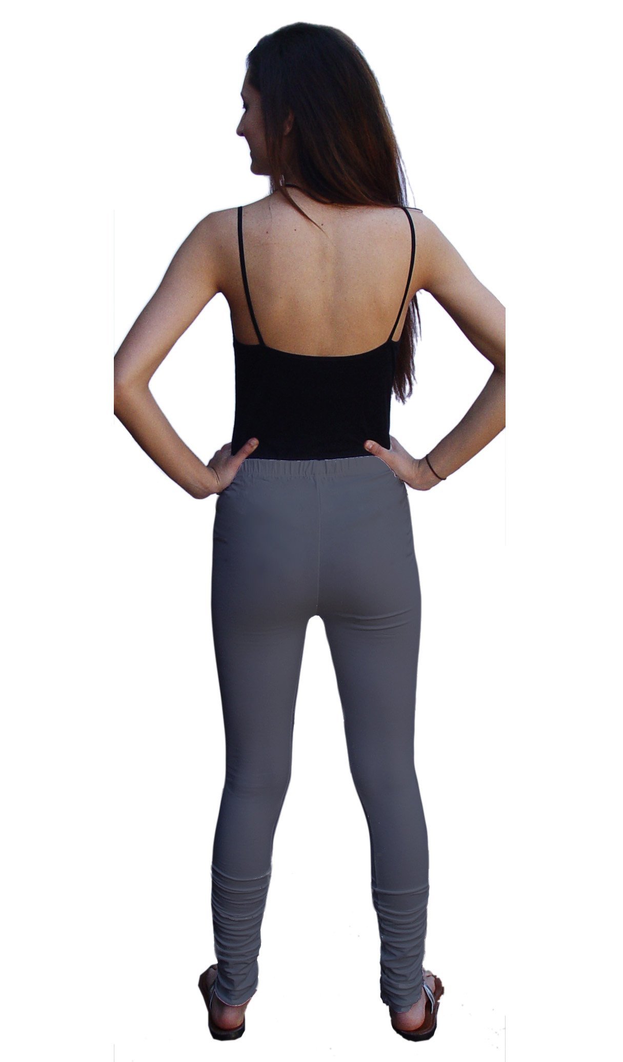 Extra Long Pure Cotton Jersey Leggings for Tall Women - Soft & Comfortable Yoga Pants for Workout, Lounge & Everyday Wear