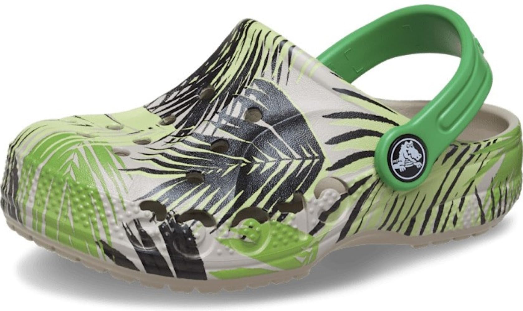 Crocs Unisex-Child Baya Graphic Tie-Dye Clogs | Comfortable Kids Water Shoes for Beach, Pool & Outdoor Play | Slip-Resistant & Lightweight