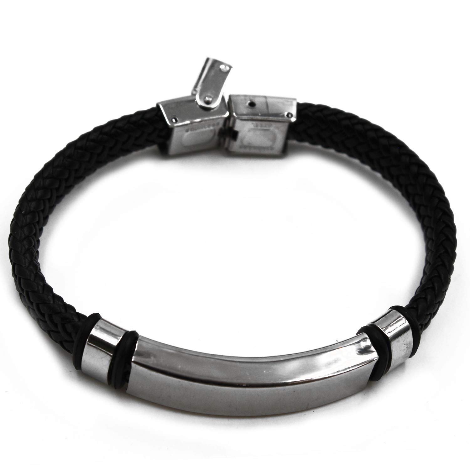 Personalized JEREMY Name Bracelet for Men - Double Leather Braided Engraved Bracelet with Gift Box - Perfect for Gifts, Anniversaries & Everyday Wear