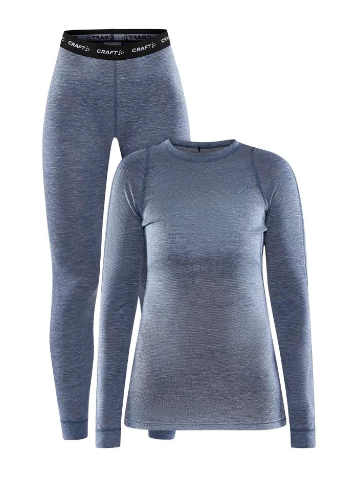 Women's Merino Wool 180 Base Layer Set - Thermal Winter Underwear for Running & Outdoor Activities - Perfect for City Park Jogging, Hiking & Cold Weather Workouts