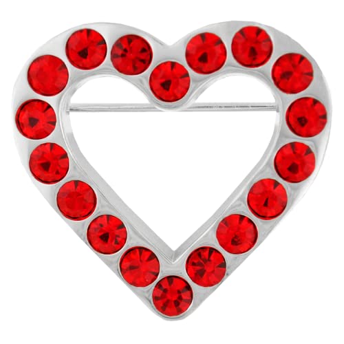 Red Rhinestone Heart