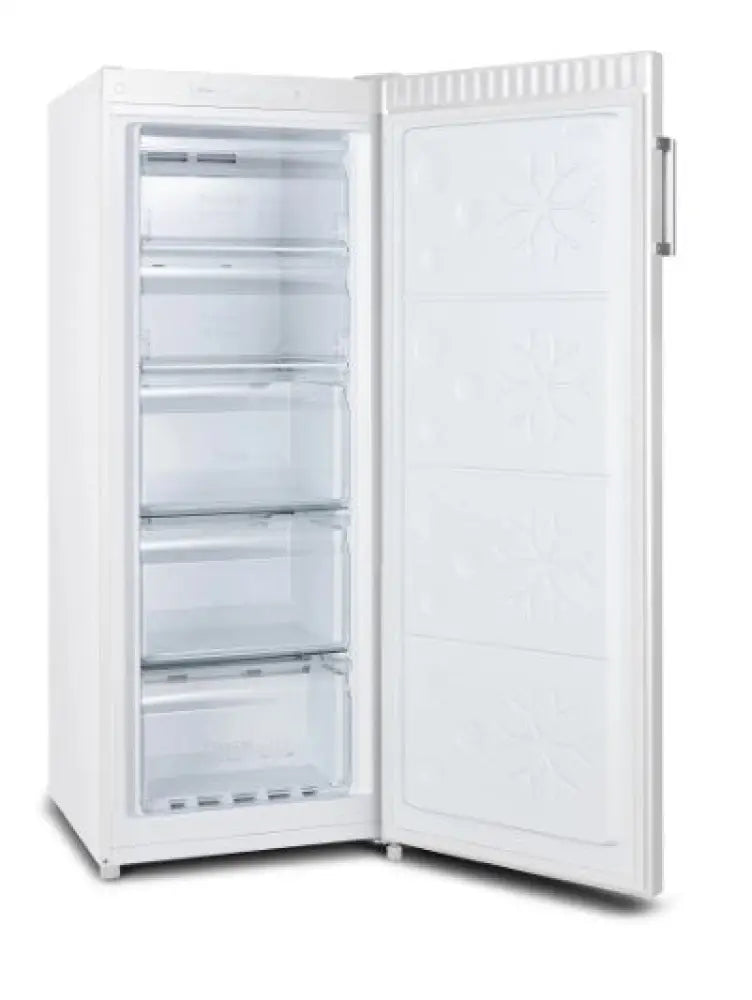 CHiQ CSF166NW 166L Single Door Frost Free Freezer - Compact Energy Efficient Refrigerator for Small Apartments, Dorms & Offices - Perfect for Storing Frozen Foods, Ice Cream & Beverages