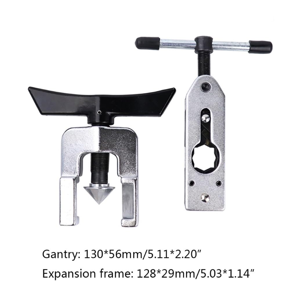 Universal Manual Tube Expander Flaring Tool Kit with Holder - AC Copper Pipe Reamer for Air Conditioner Repair & HVAC Installation - Perfect for DIY Home Cooling System Maintenance