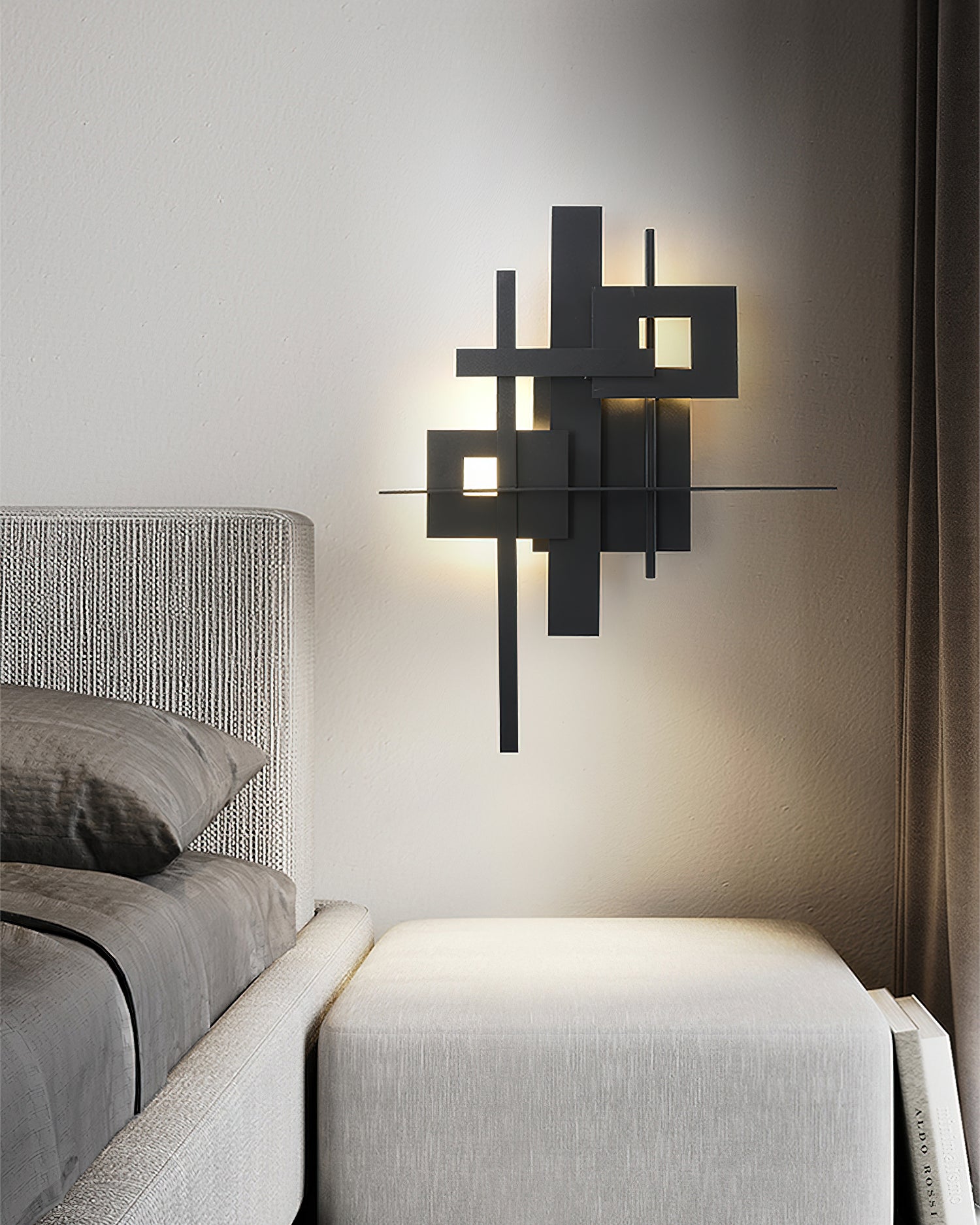 Eithne Planar Wall Lamp - Modern LED Sconce Light Fixture for Bedroom, Living Room & Hallway | Energy-Efficient Indoor Lighting
