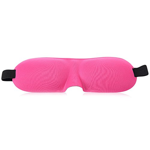 3D Portable Travel Sleep Eye Mask - Soft & Comfortable Purple Shade for Rest & Relaxation - Perfect for Flights, Naps & Meditation
