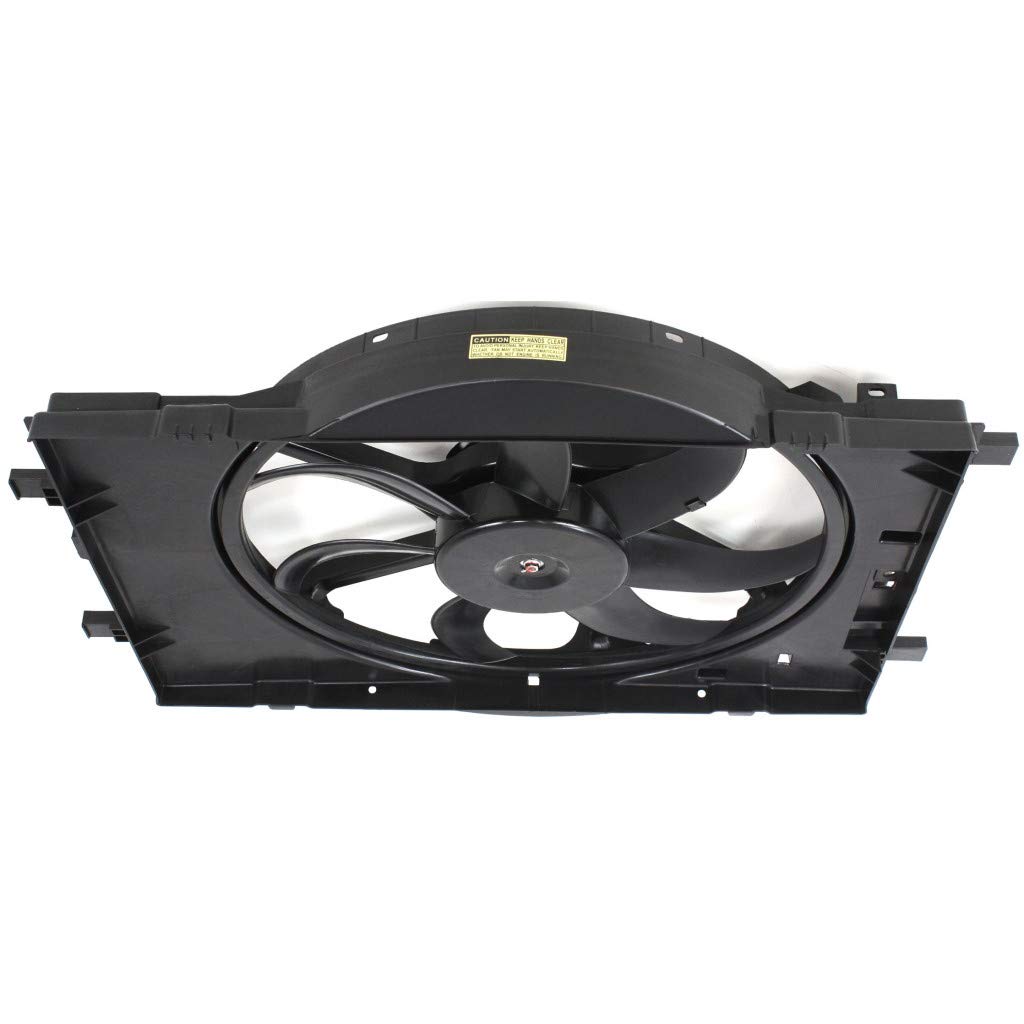 2006-2009 Mercury Milan Radiator Cooling Fan Replacement - Single Fan Assembly Part #FO3115168 7E5Z8C607A | Perfect for Engine Overheating Prevention & Summer Driving Maintenance