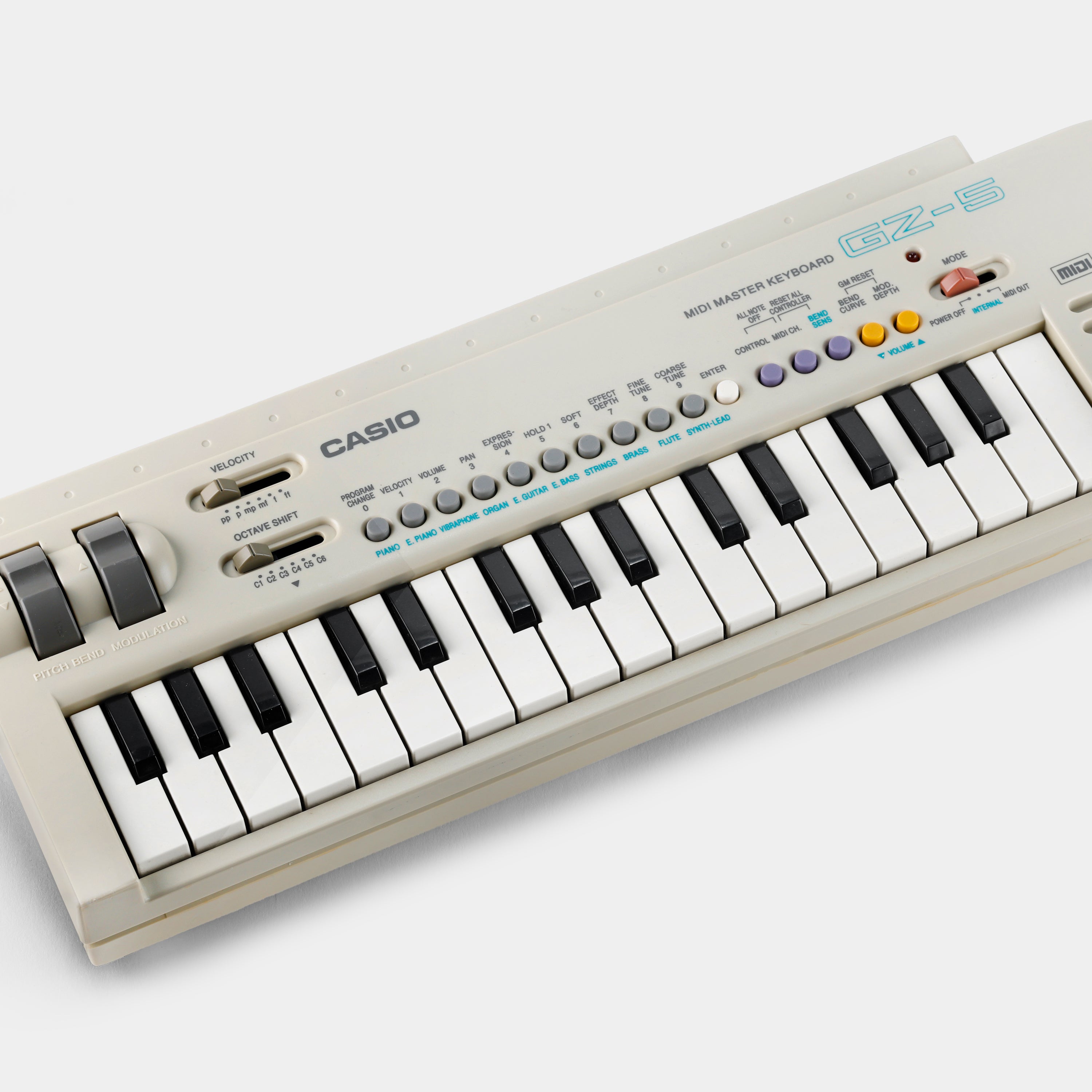 Casio GZ-5 MIDI Master Synthesizer Keyboard - 61-Key Digital Piano with USB Connectivity for Music Production & Live Performance