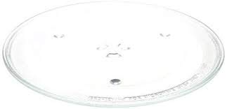 GE Microwave Oven Glass Turntable Plate Replacement - WB39X10003 Compatible with Edgewater Parts - Perfect for Heating, Defrosting & Reheating Food Safely