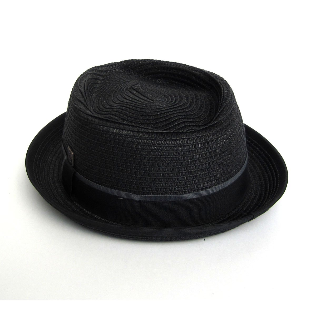 Stylish Men's Summer Pork Pie Straw Hat - Breathable & Lightweight for Outdoor Activities, Beach, and Casual Wear