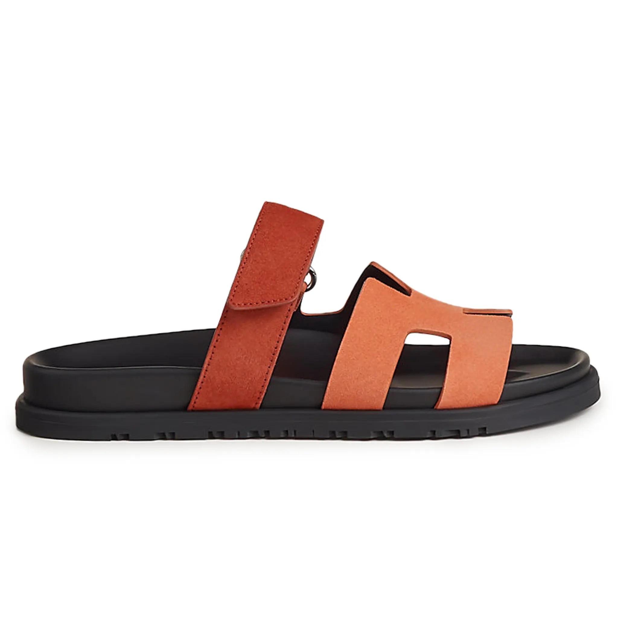 Hermès Paris Chypre Calfskin Brown Sandals for Women - Luxury Leather Summer Slides - Perfect for Beach, Vacation & Casual Outings