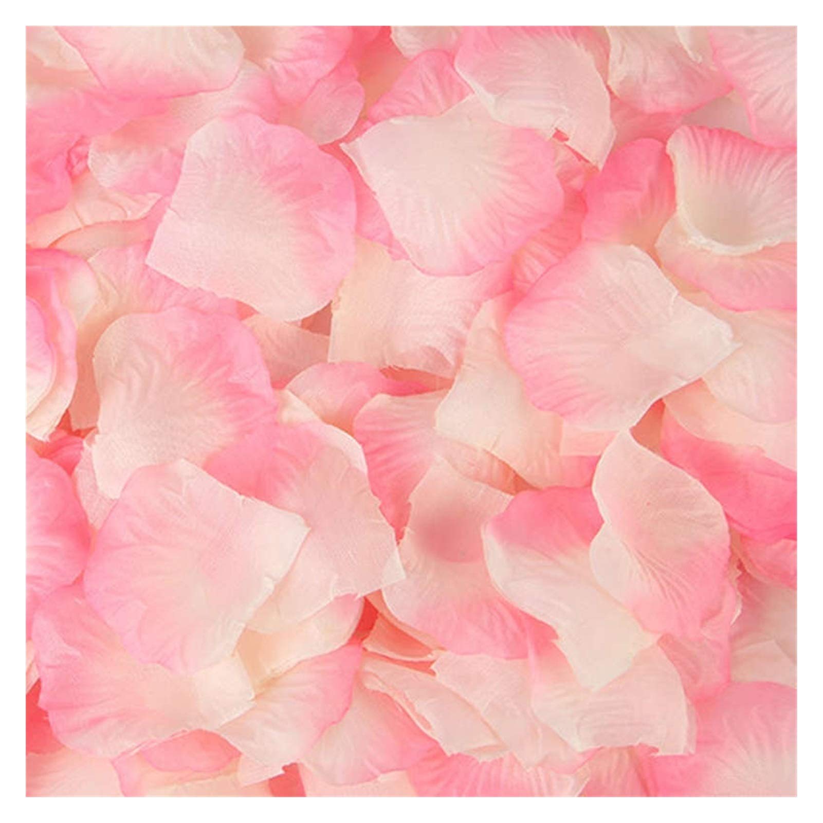 2000 Pcs Artificial Rose Petals - Silk Flower Wedding Decorations, Colorful Plastic Rose Petals for Wedding Aisle, Bridal Shower, Party & Home Decor (24 Colors)