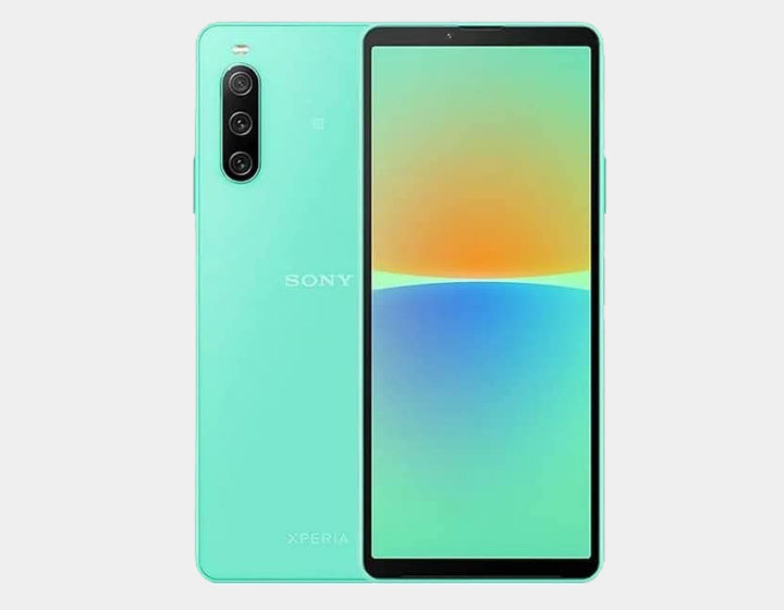 Sony Xperia 10 IV XQ-CC72 5G Smartphone - 128GB Storage, 6GB RAM, Dual SIM, GSM Unlocked (Mint Green) - Perfect for Streaming, Gaming & Productivity on the Go