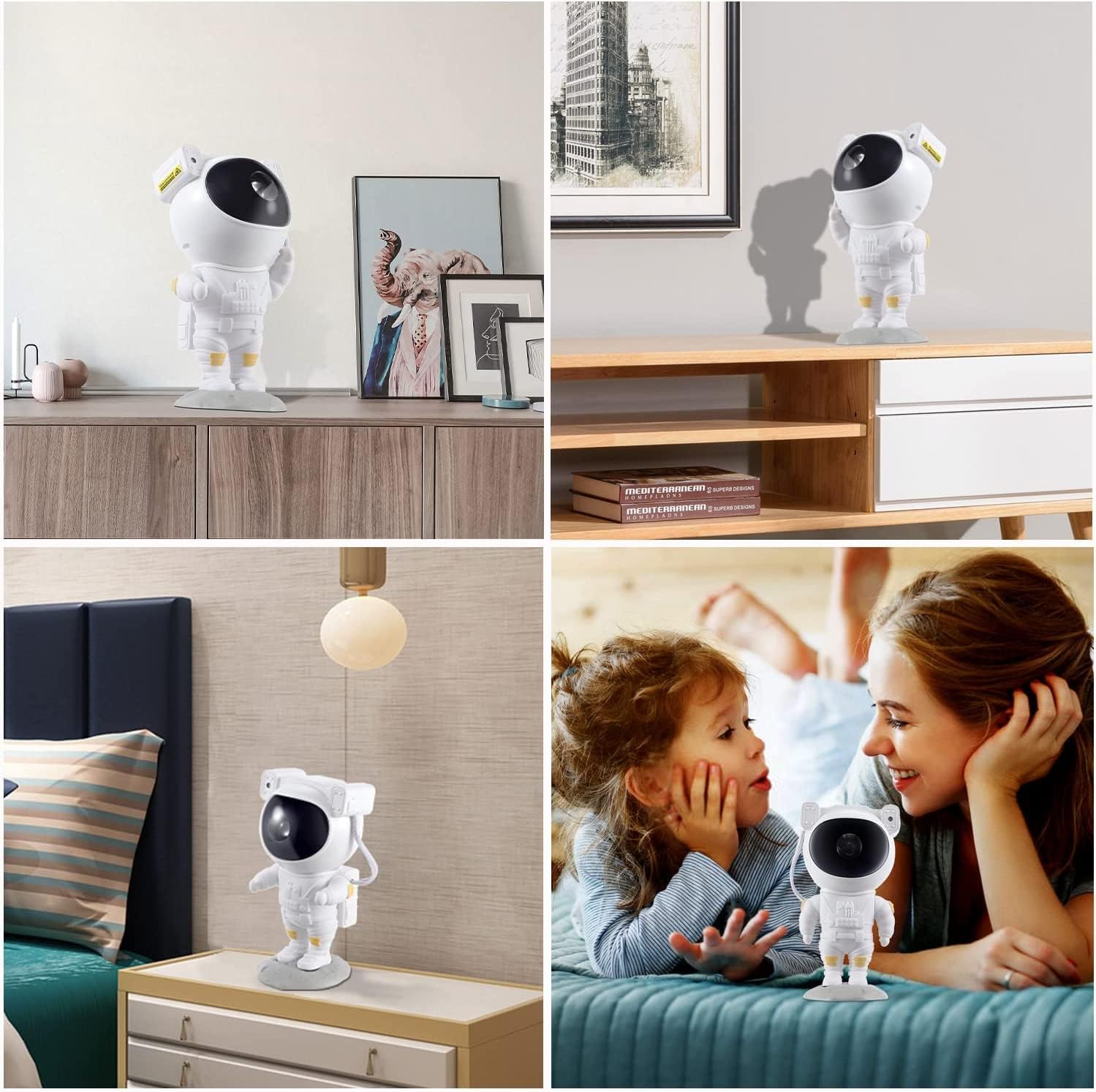 Space Buddy Galaxy Star Projector - Astronaut Night Light with Remote Control & Timer, LED Desk Lamp for Kids & Adults - Perfect for Bedroom Decor, Birthday & Christmas Gifts | Create Stellar Atmosphere for Relaxation, Sleep Aid & Home Theater